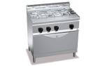 Плита газовая напольная 3 конфорки BERTO'S G6F3H9+T