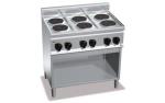 Плита электрическая напольная 6 конфорок BERTO'S E6P6M