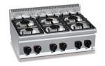 Плита газовая настольная 6 конфорок BERTO'S G6F6B