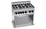 Плита газовая напольная 6 конфорок BERTO'S G6F6+FG1