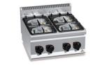 Плита газовая настольная 4 конфорки BERTO'S G6F4BPW