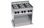 Плита газовая напольная 6 конфорок BERTO'S G6F6MPW
