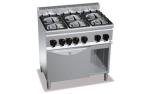 Плита газовая напольная 6 конфорок BERTO'S G6F6PW+FG1