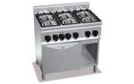 Плита газовая напольная 6 конфорок BERTO'S G6F6PW+FE1