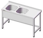 ВАННА МОЕЧНАЯ ДВОЙНАЯ БИЗНЕС 1300Х700Х850 S