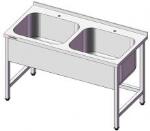 ВАННА КОТЛОМОЕЧНАЯ ДВОЙНАЯ 1600Х700Х850 S