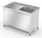 ВАННА МОЕЧНАЯ ОДИНАРНАЯ ЗАКРЫТАЯ БИЗНЕС 1200Х600Х850 С РАСПАШНЫМИ ДВЕРЬМИ ПРАВАЯ S