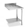 Стол простой (выходной) 700 для посудомоечных машин SMEG WTX5700R купольного типа